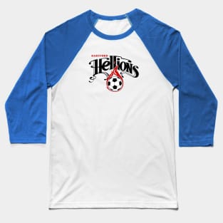 Defunct Hartford CT Hellions Soccer MILS 1979 Baseball T-Shirt